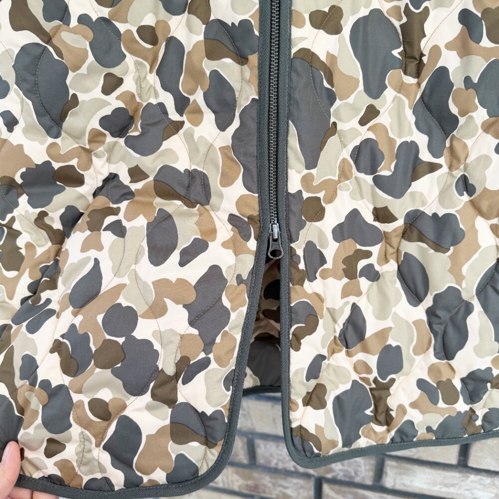 NWT Everlane ReNew Long Quilted Camo Puffer Coat S - Picture 5 of 15